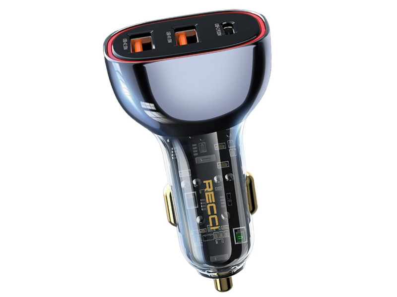 Newface RCC-N18 Usb ve Type-C 93W PD Araç Şarjı - Siyah