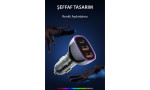 Newface RCC-N18 Usb ve Type-C 93W PD Araç Şarjı - Siyah