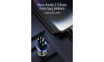 Newface RCC-N18 Usb ve Type-C 93W PD Araç Şarjı - Siyah