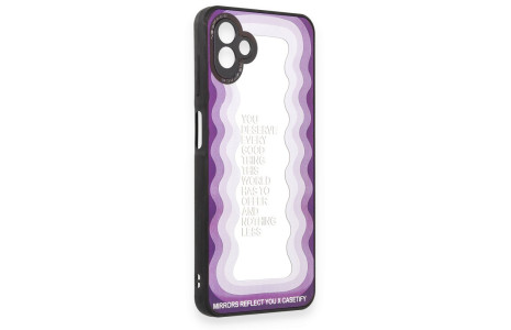 Newface Samsung Galaxy A04 Kılıf Mirror Desenli Kapak - Mirror - 5