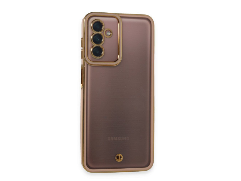 Newface Samsung Galaxy A04S Kılıf Liva Lens Silikon - Pudra
