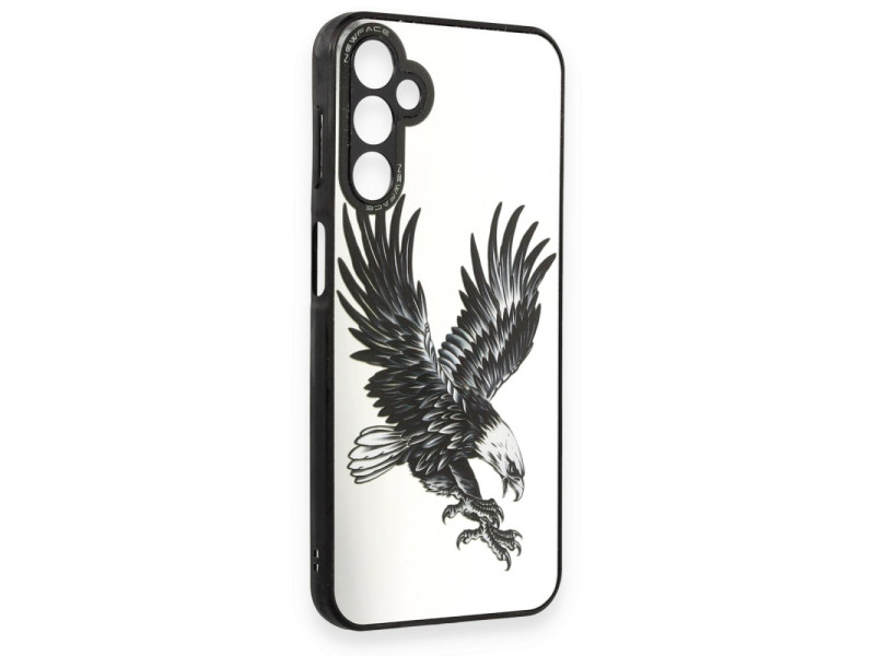 Newface Samsung Galaxy A04S Kılıf Mirror Desenli Kapak - Mirror - 1