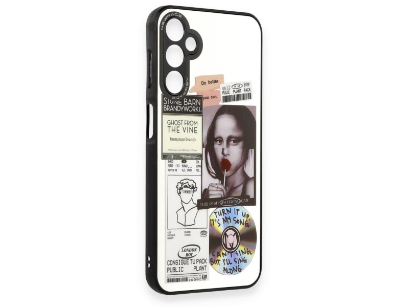 Newface Samsung Galaxy A04S Kılıf Mirror Desenli Kapak - Mirror - 2