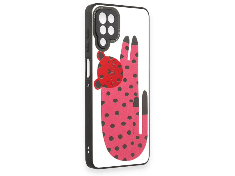 Newface Samsung Galaxy A12 Kılıf Mirror Desenli Kapak - Mirror - 12