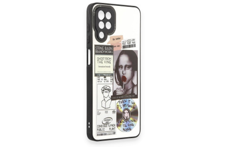 Newface Samsung Galaxy A12 Kılıf Mirror Desenli Kapak - Mirror - 2