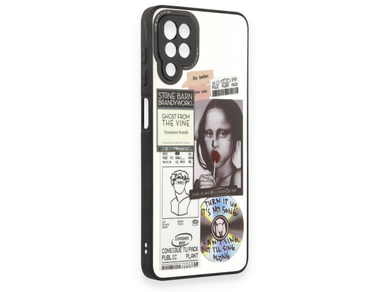 Newface Samsung Galaxy A12 Kılıf Mirror Desenli Kapak - Mirror - 2