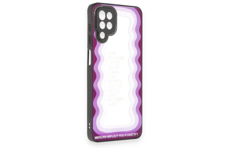 Newface Samsung Galaxy A12 Kılıf Mirror Desenli Kapak - Mirror - 5