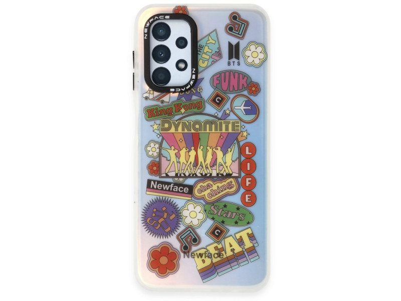 Newface Samsung Galaxy A13 4G Kılıf Estoril Desenli Kapak - Estoril - 14