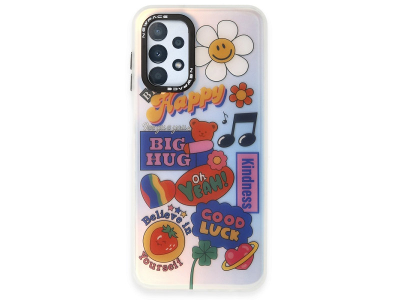 Newface Samsung Galaxy A13 4G Kılıf Estoril Desenli Kapak - Estoril - 15