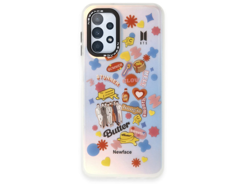 Newface Samsung Galaxy A13 4G Kılıf Estoril Desenli Kapak - Estoril - 16