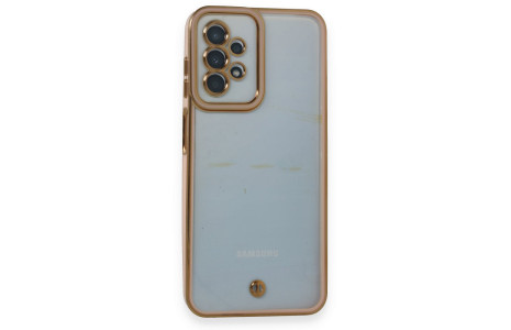 Newface Samsung Galaxy A13 4G Kılıf Liva Lens Silikon - Pudra