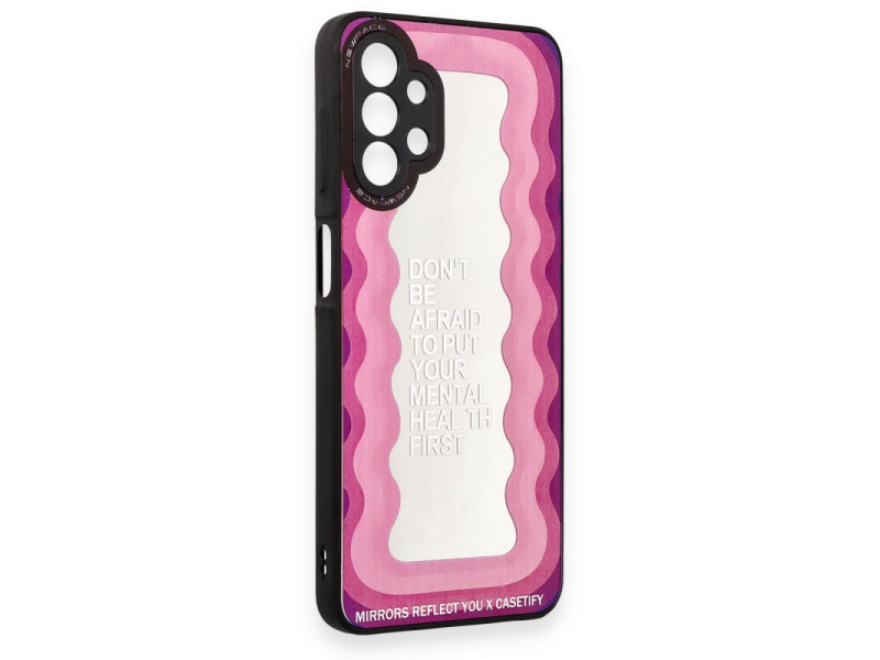 Newface Samsung Galaxy A13 4G Kılıf Mirror Desenli Kapak - Mirror - 11