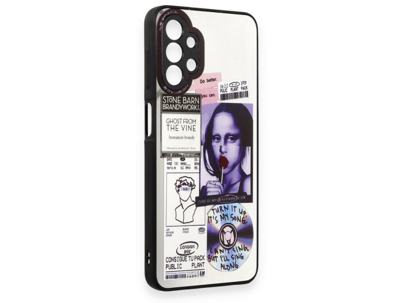Newface Samsung Galaxy A13 4G Kılıf Mirror Desenli Kapak - Mirror - 2