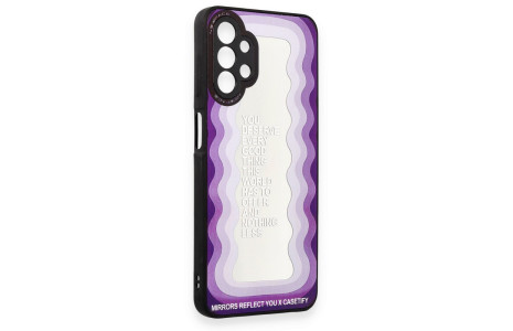 Newface Samsung Galaxy A13 4G Kılıf Mirror Desenli Kapak - Mirror - 5