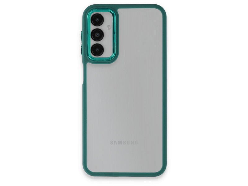 Newface Samsung Galaxy A14 4G Kılıf Dora Kapak - Haki Yeşil
