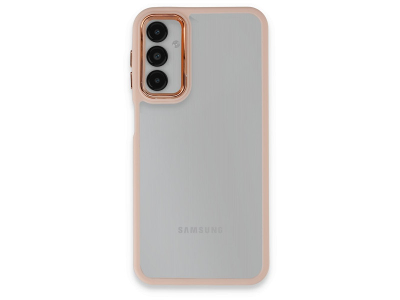 Newface Samsung Galaxy A14 4G Kılıf Dora Kapak - Pudra