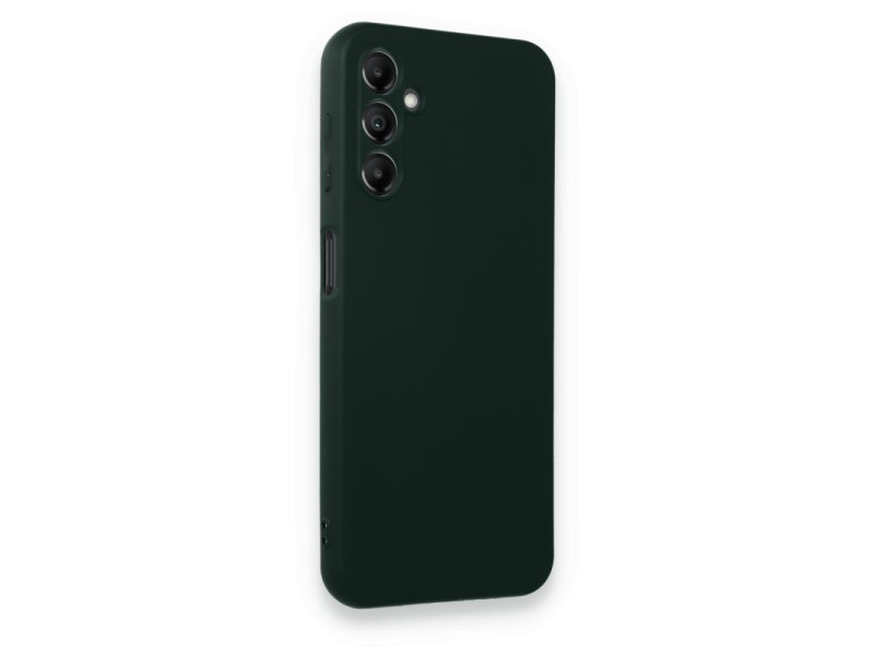 Newface Samsung Galaxy A14 4G Kılıf First Silikon - Koyu Yeşil