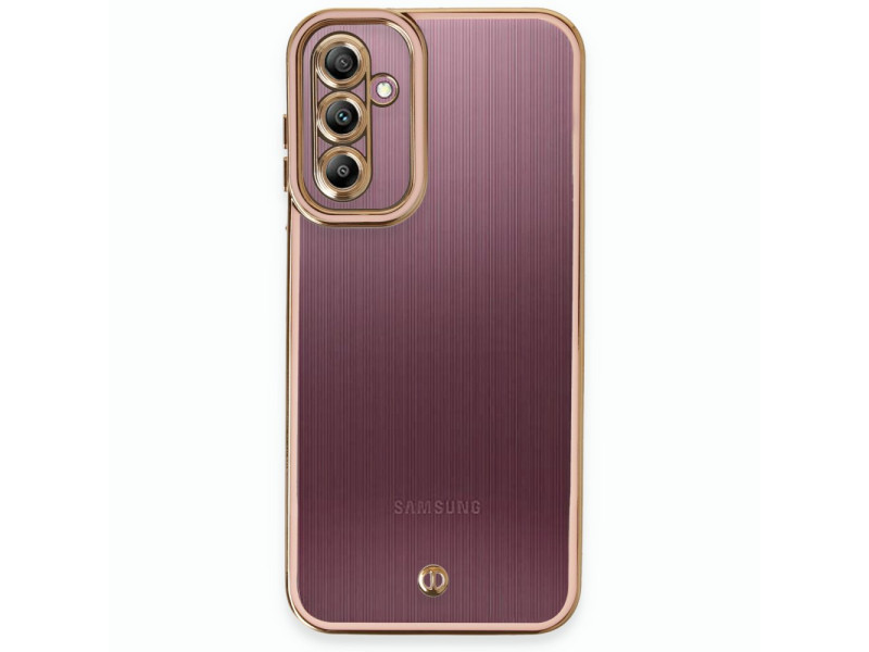 Newface Samsung Galaxy A14 4G Kılıf Liva Lens Silikon - Pudra