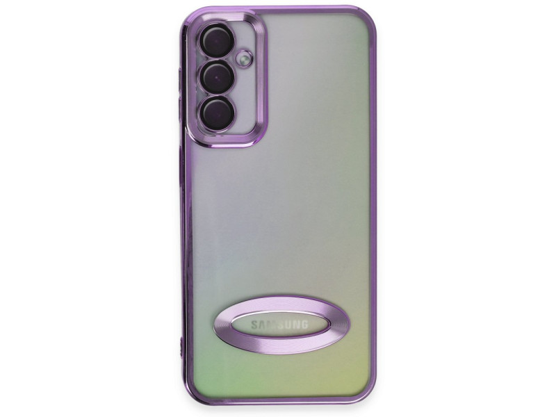 Newface Samsung Galaxy A14 4G Kılıf Slot Silikon - Mor