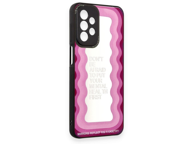 Newface Samsung Galaxy A23 4G Kılıf Mirror Desenli Kapak - Mirror - 11