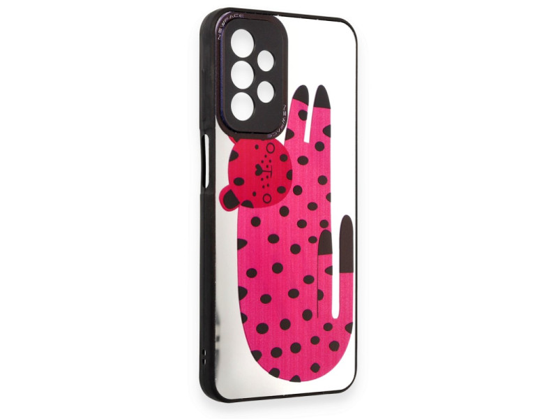 Newface Samsung Galaxy A23 4G Kılıf Mirror Desenli Kapak - Mirror - 12