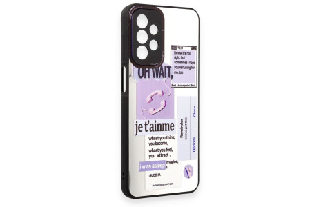 Newface Samsung Galaxy A23 4G Kılıf Mirror Desenli Kapak - Mirror - 4