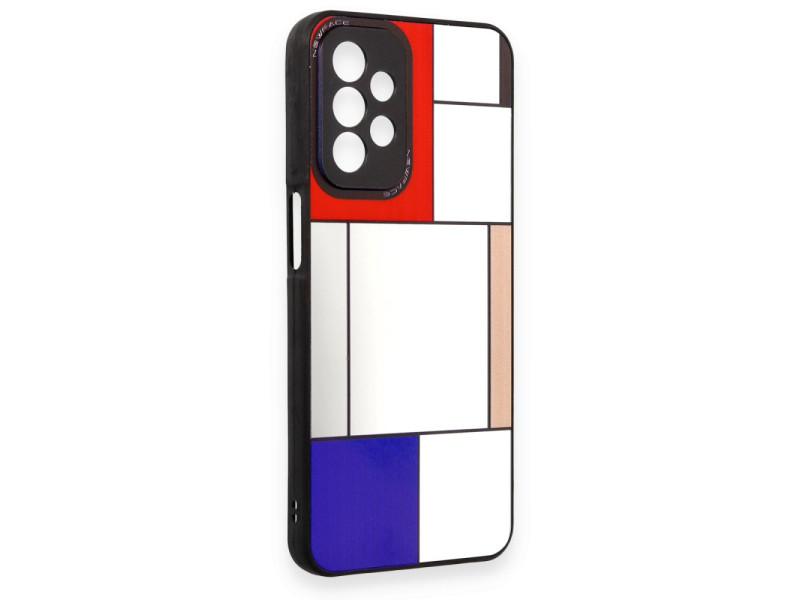 Newface Samsung Galaxy A23 4G Kılıf Mirror Desenli Kapak - Mirror - 9