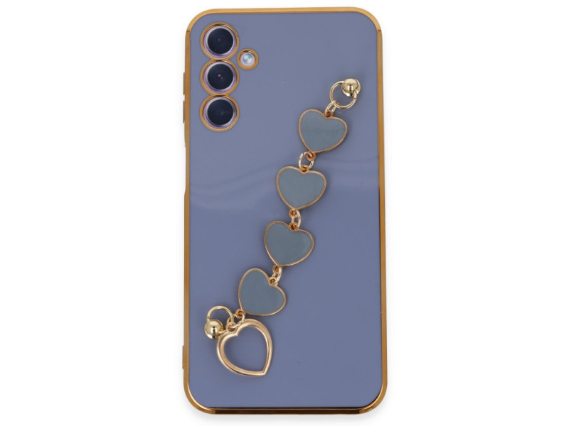 Newface Samsung Galaxy A24 4G Kılıf Esila Silikon - Gri