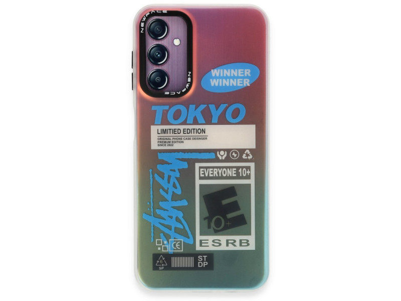 Newface Samsung Galaxy A24 4G Kılıf Estoril Desenli Kapak - Estoril - 1