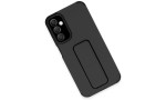 Newface Samsung Galaxy A24 4G Kılıf Mega Standlı Silikon - Siyah