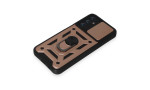 Newface Samsung Galaxy A24 4G Kılıf Pars Lens Yüzüklü Silikon - Rose Gold