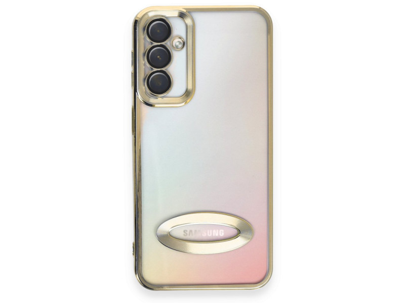 Newface Samsung Galaxy A24 4G Kılıf Slot Silikon - Gold