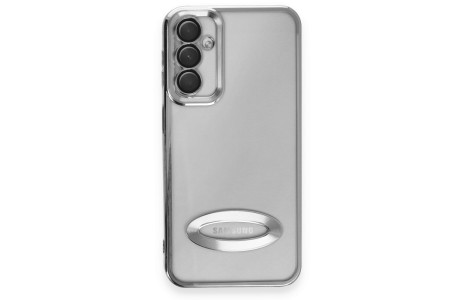 Newface Samsung Galaxy A24 4G Kılıf Slot Silikon - Gümüş