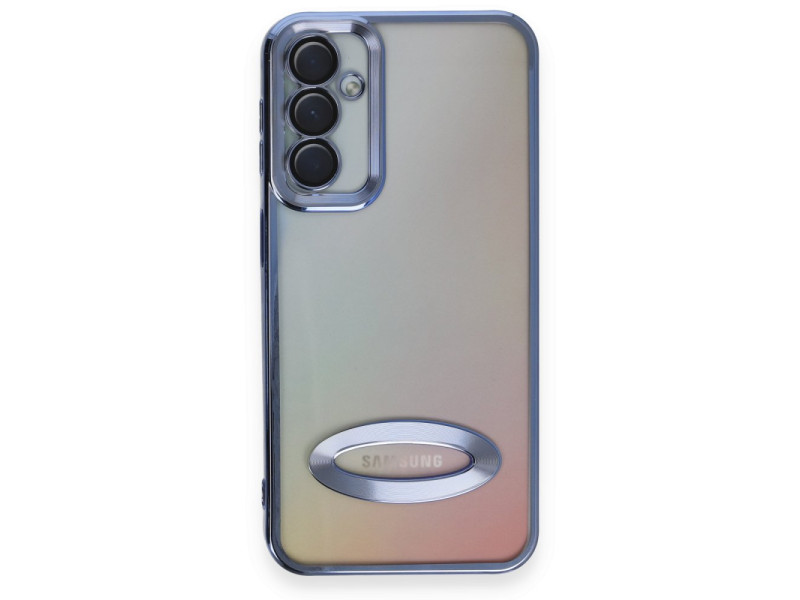 Newface Samsung Galaxy A24 4G Kılıf Slot Silikon - Sierra Blue
