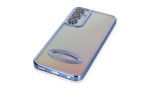 Newface Samsung Galaxy A24 4G Kılıf Slot Silikon - Sierra Blue