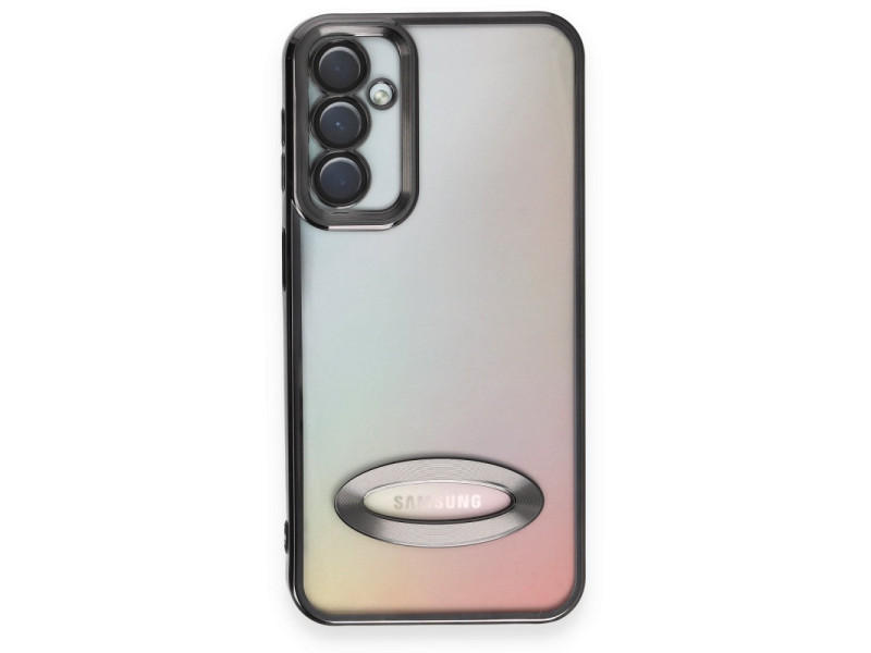 Newface Samsung Galaxy A24 4G Kılıf Slot Silikon - Siyah