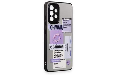 Newface Samsung Galaxy A32 Kılıf Mirror Desenli Kapak - Mirror - 4