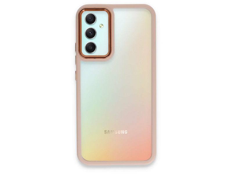 Newface Samsung Galaxy A34 5G Kılıf Dora Kapak - Pudra