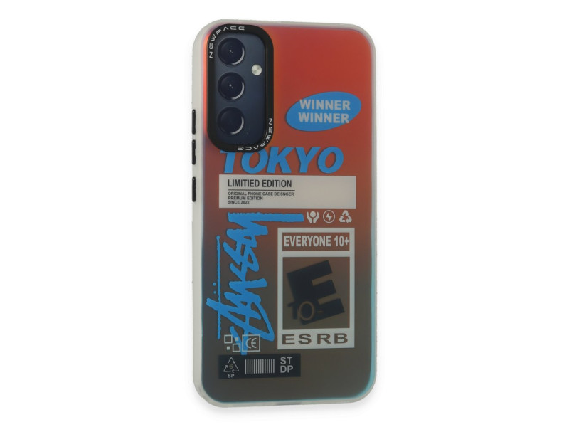 Newface Samsung Galaxy A34 5G Kılıf Estoril Desenli Kapak - Estoril - 1