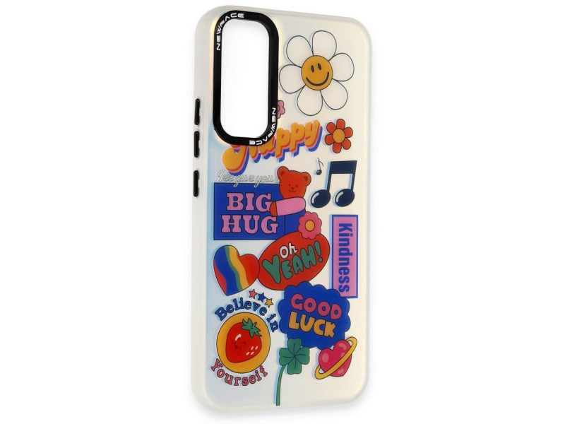Newface Samsung Galaxy A34 5G Kılıf Estoril Desenli Kapak - Estoril - 15