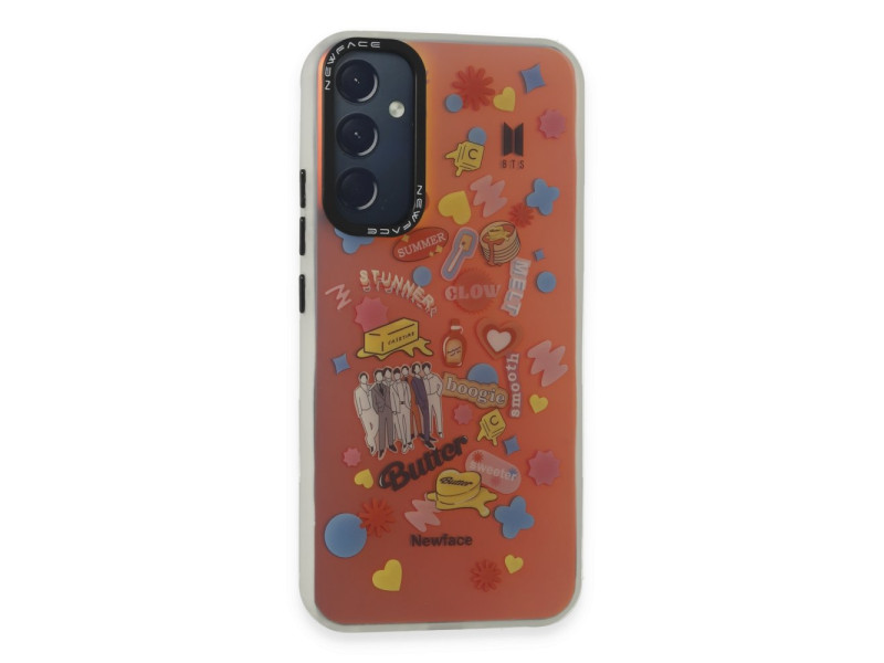 Newface Samsung Galaxy A34 5G Kılıf Estoril Desenli Kapak - Estoril - 16