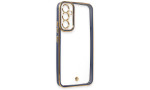 Newface Samsung Galaxy A34 5G Kılıf Liva Lens Silikon - Mavi