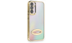 Newface Samsung Galaxy A34 5G Kılıf Slot Silikon - Gold