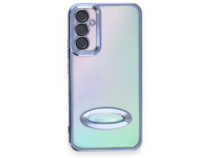 Newface Samsung Galaxy A34 5G Kılıf Slot Silikon - Sierra Blue