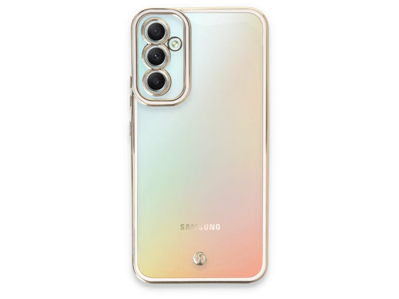 Newface Samsung Galaxy A54 5G Kılıf Liva Lens Silikon - Beyaz
