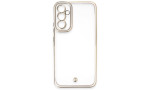 Newface Samsung Galaxy A54 5G Kılıf Liva Lens Silikon - Beyaz