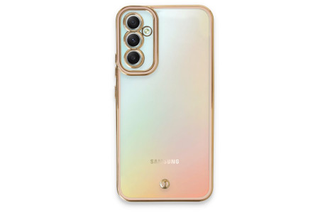 Newface Samsung Galaxy A54 5G Kılıf Liva Lens Silikon - Pudra