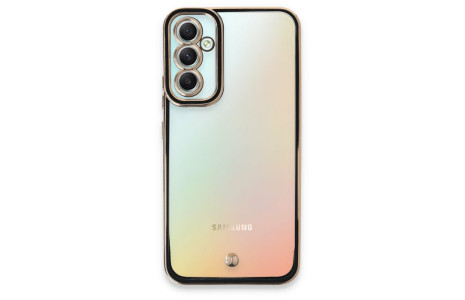 Newface Samsung Galaxy A54 5G Kılıf Liva Lens Silikon - Siyah