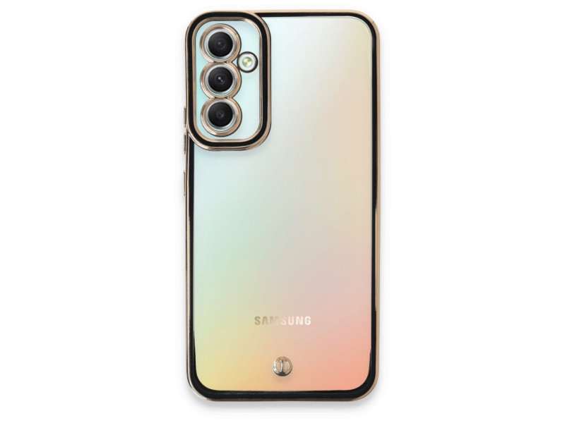 Newface Samsung Galaxy A54 5G Kılıf Liva Lens Silikon - Siyah