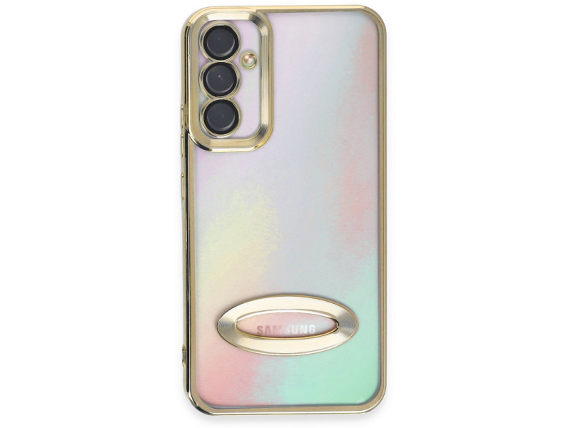 Newface Samsung Galaxy A54 5G Kılıf Slot Silikon - Gold